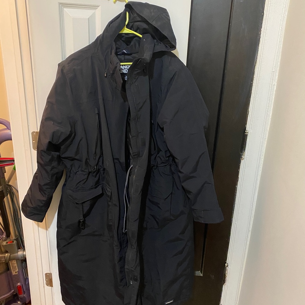 Lands’ End 2X Womens Long Winter Coat
